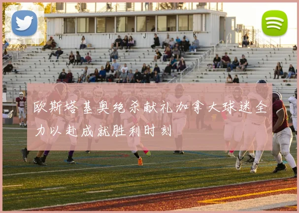 欧斯塔基奥绝杀献礼加拿大球迷全力以赴成就胜利时刻